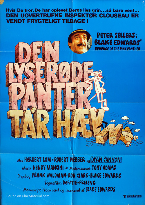 Revenge of the Pink Panther - Danish Movie Poster