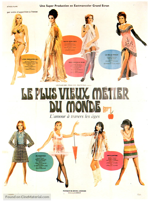 Le plus vieux m&egrave;tier du monde - French Movie Poster