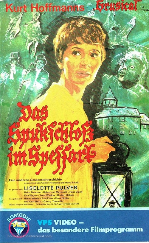 Das Spukschlo&szlig; im Spessart - German VHS movie cover