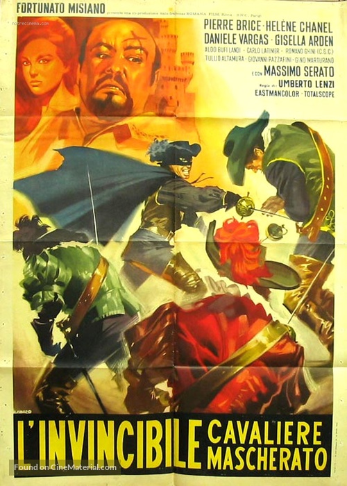 L&#039;invincibile cavaliere mascherato - Italian Movie Poster