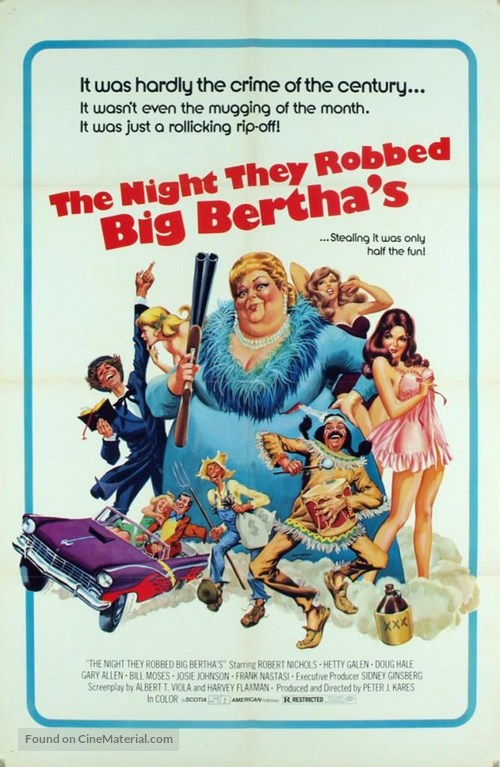 The Night They Robbed Big Bertha&#039;s - Movie Poster