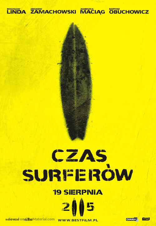 Czas surfer&oacute;w - Polish poster