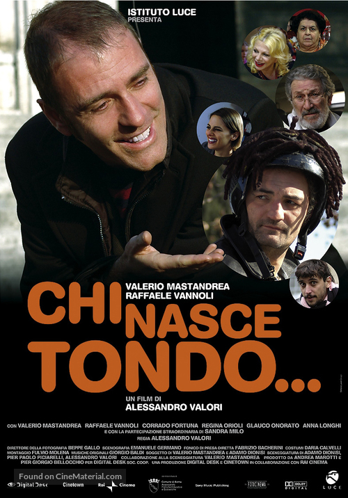 Chi nasce tondo - Italian poster