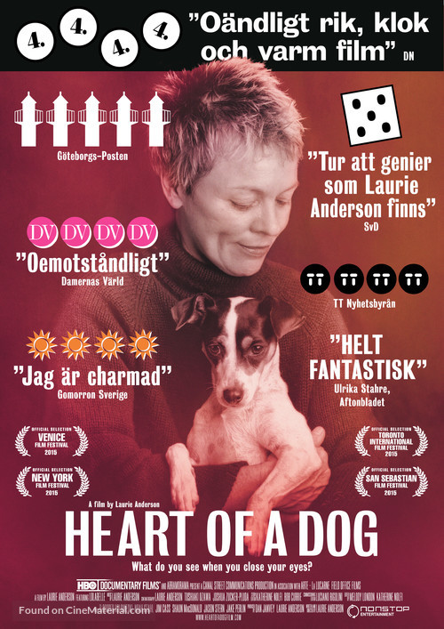 Heart of a Dog - Swedish Movie Poster