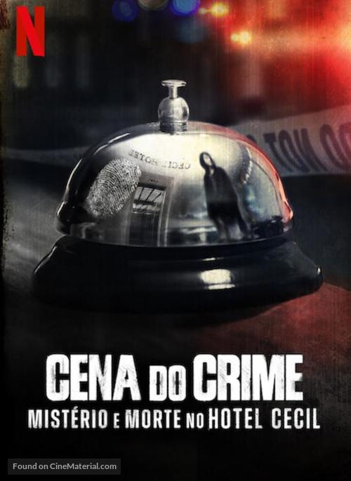&quot;Crime Scene: The Vanishing at the Cecil Hotel&quot; - Brazilian Video on demand movie cover