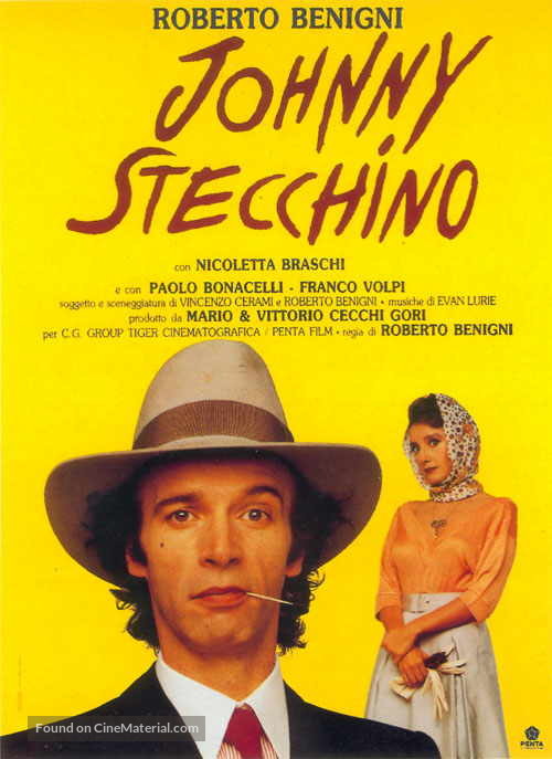 Johnny Stecchino - Italian Movie Poster
