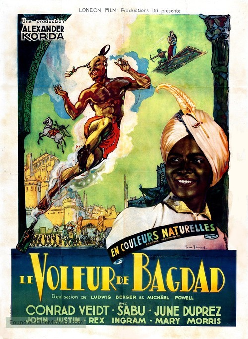 The Thief of Bagdad - French Movie Poster