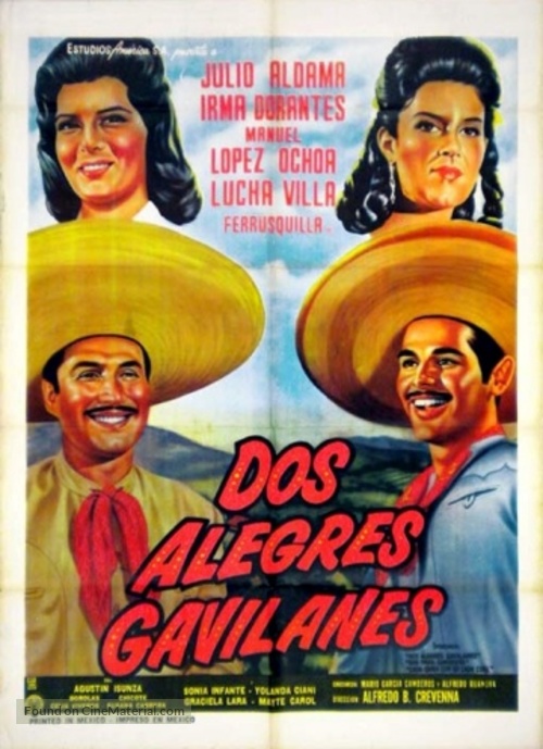 Dos alegres gavilanes - Mexican Movie Poster