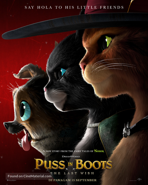 Puss in Boots: The Last Wish - Malaysian Movie Poster