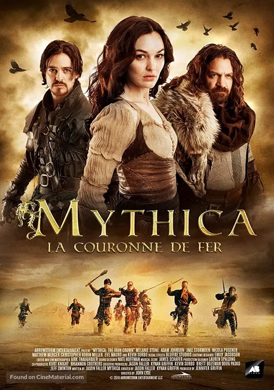 Mythica The Iron Crown 2016 French Dvd Movie Cover