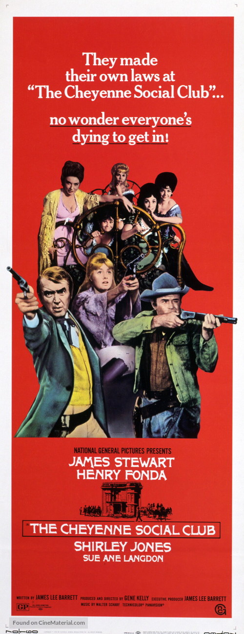The Cheyenne Social Club - Movie Poster