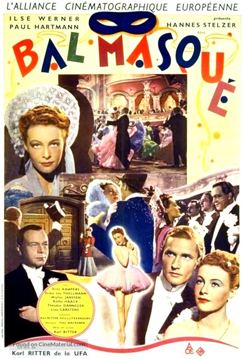 Bal par&eacute; - French Movie Poster