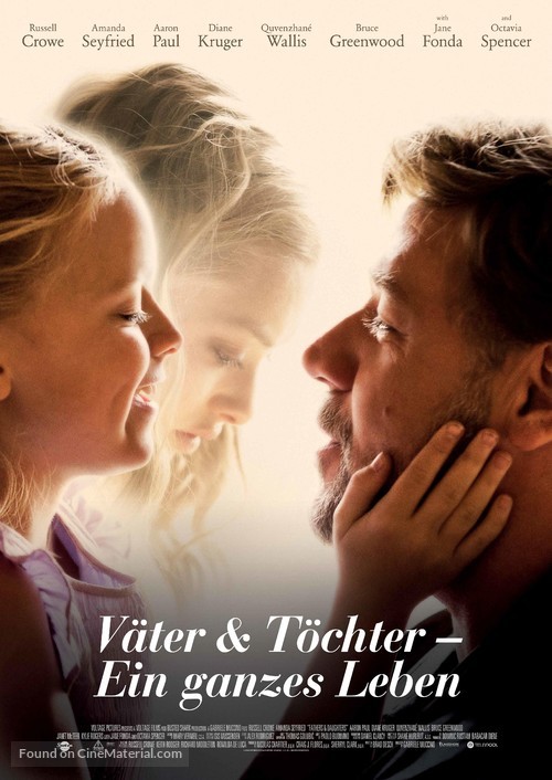 Fathers and Daughters - German Movie Poster