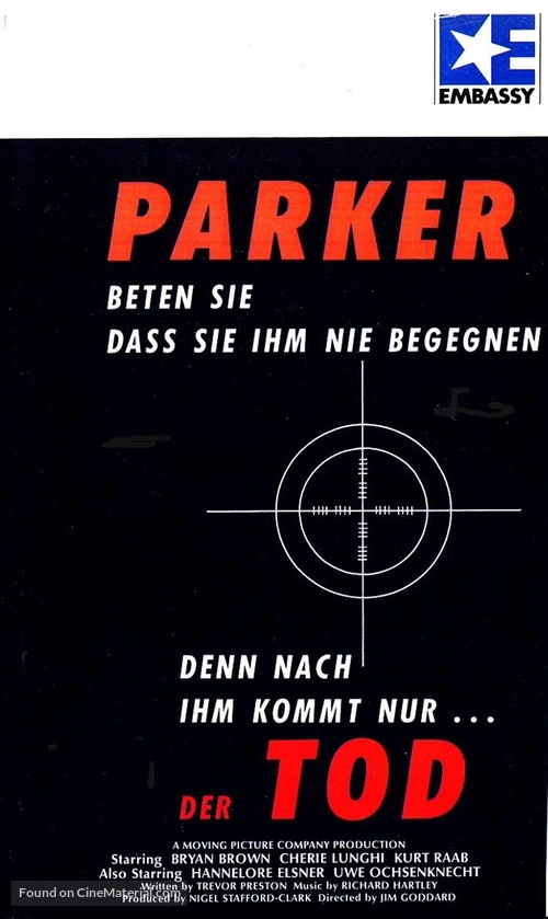 Parker - German VHS movie cover