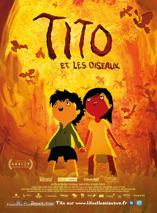 Tito e os P&aacute;ssaros - French Movie Poster