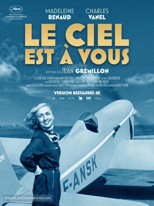 Ciel est &agrave; vous, Le - French Re-release movie poster