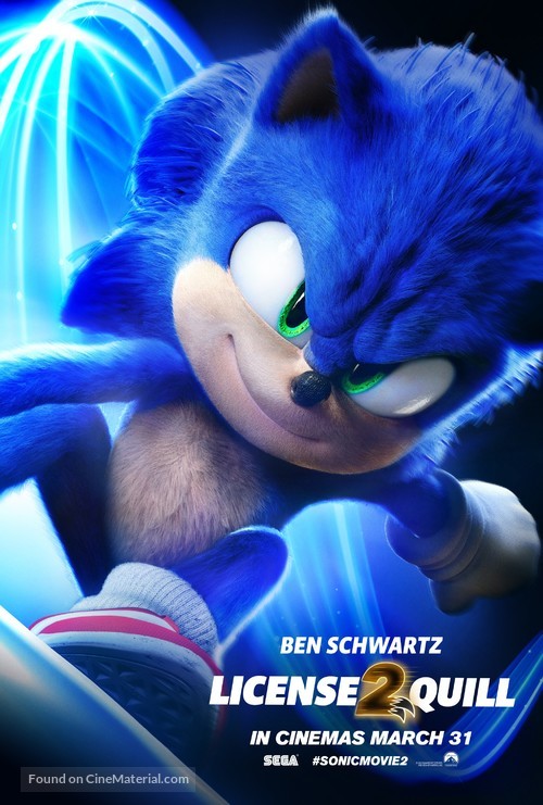 Sonic the Hedgehog 2 - Australian Movie Poster