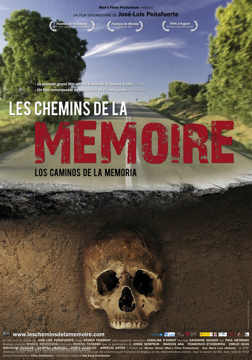 Los caminos de la memoria - Belgian Movie Poster