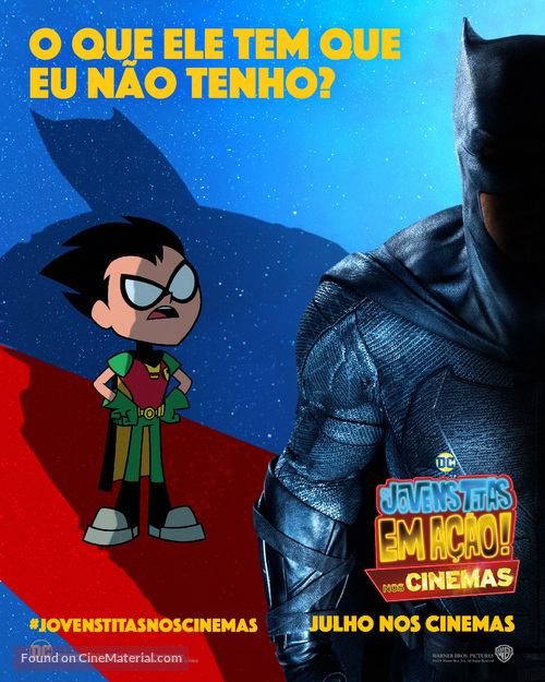 Teen Titans Go! To the Movies - Brazilian Movie Poster