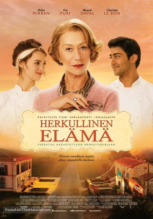 The Hundred-Foot Journey - Finnish Movie Poster