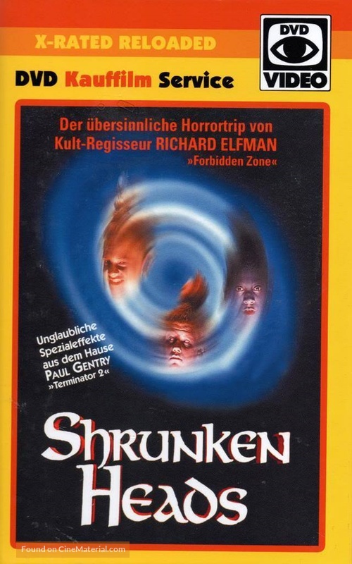 Shrunken Heads - German DVD movie cover