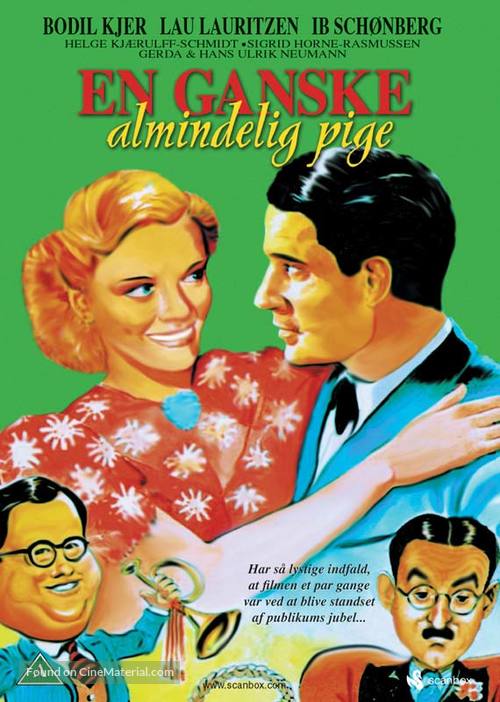 En ganske almindelig pige - Danish DVD movie cover