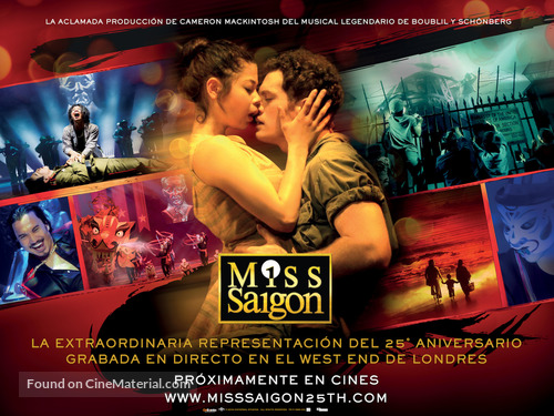 Miss Saigon: 25th Anniversary - Spanish Movie Poster