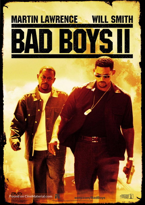 Bad Boys II - DVD movie cover