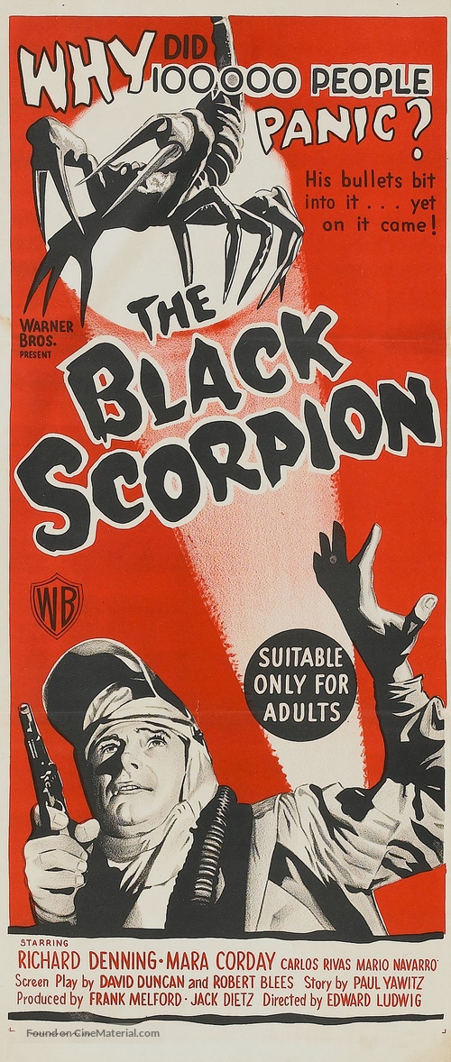 The Black Scorpion - Australian Movie Poster