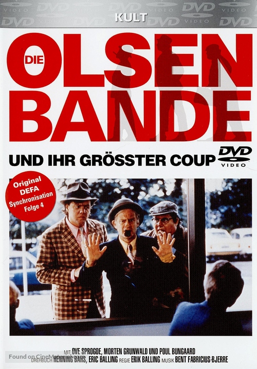 Olsen-bandens store kup - German DVD movie cover