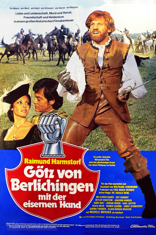 G&ouml;tz von Berlichingen mit der eisernen Hand - German Movie Poster