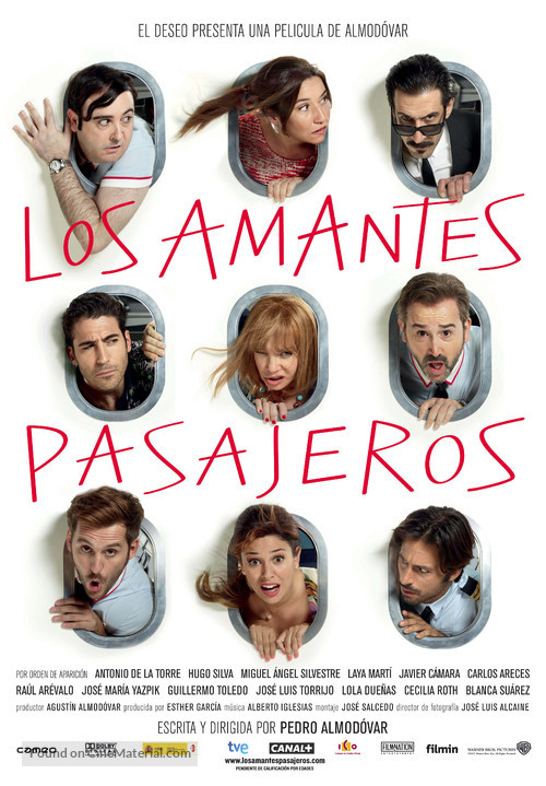 Los amantes pasajeros - Spanish Movie Poster