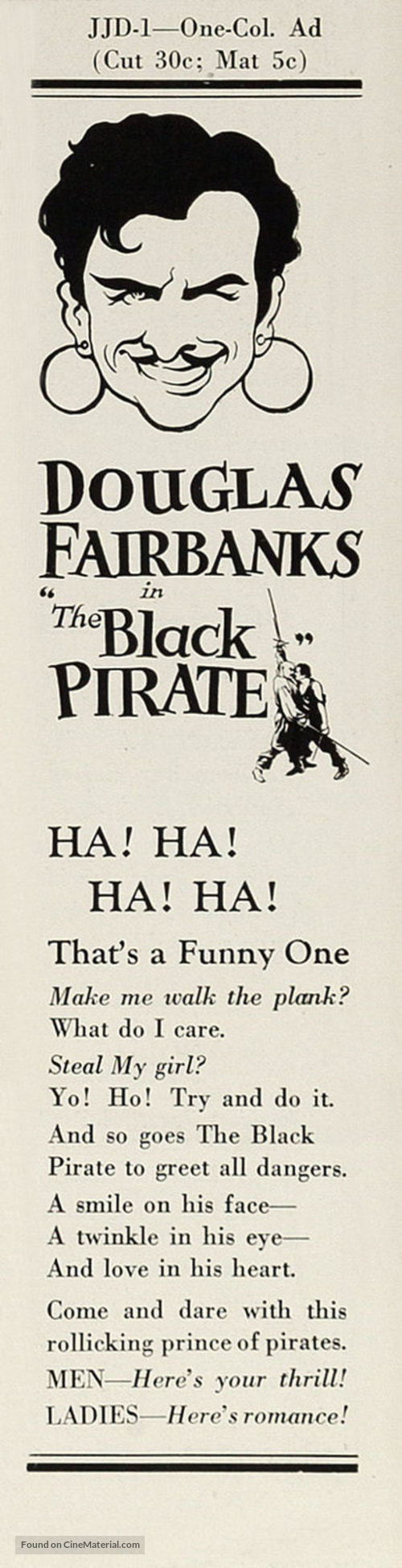 The Black Pirate - poster