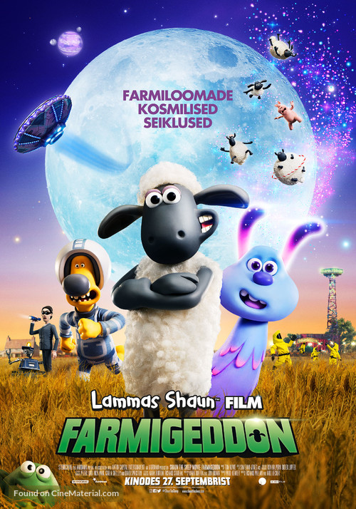 A Shaun the Sheep Movie: Farmageddon - Estonian Movie Poster