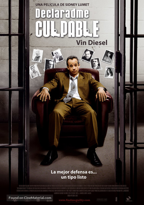Find Me Guilty - Spanish Movie Poster