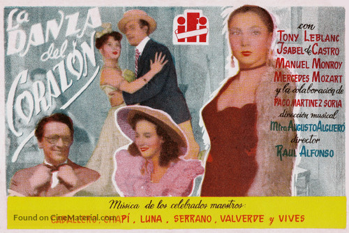 La danza del coraz&oacute;n - Spanish Movie Poster