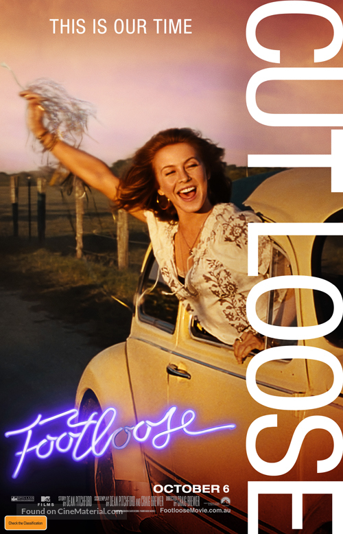 Footloose - Australian Movie Poster