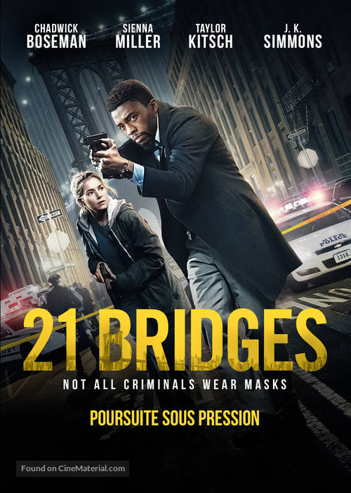 21 Bridges - Canadian DVD movie cover
