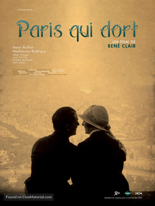 Paris qui dort - French Re-release movie poster