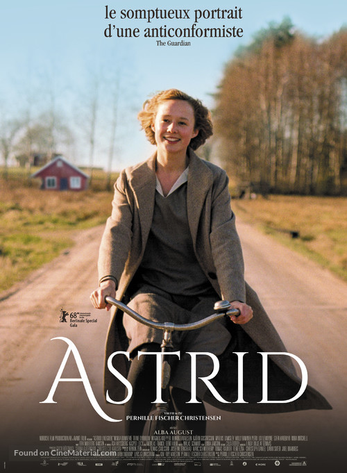 Unga Astrid - French Movie Poster