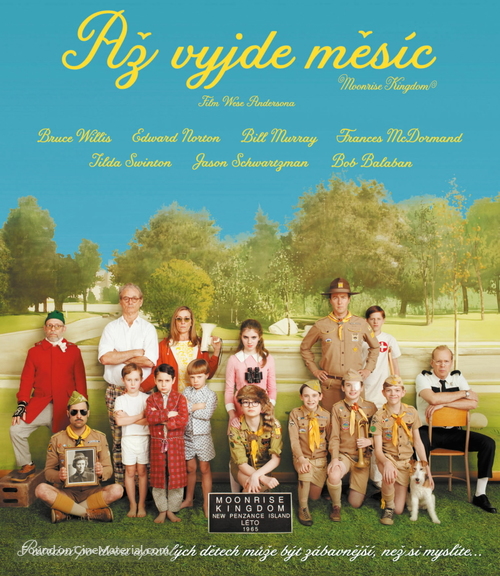 Moonrise Kingdom - Czech Blu-Ray movie cover