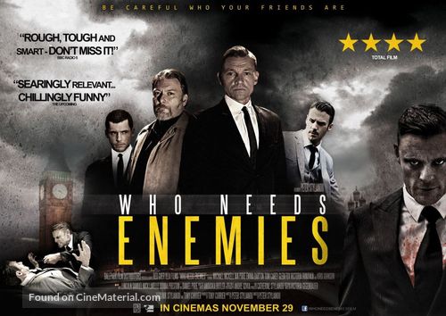 Who Needs Enemies - British Movie Poster