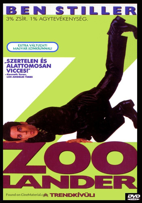 Zoolander - Hungarian DVD movie cover