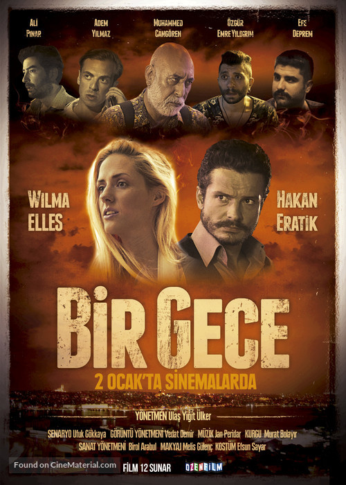 Bir Gece - Turkish Movie Poster