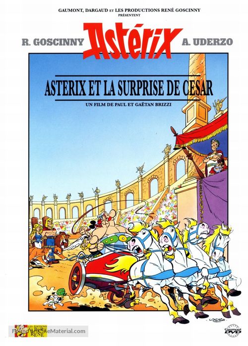 Ast&eacute;rix et la surprise de C&eacute;sar - French DVD movie cover