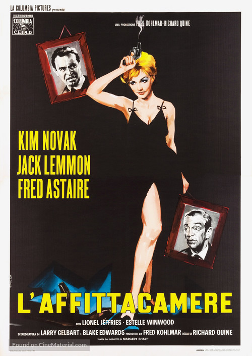 The Notorious Landlady - Italian Movie Poster