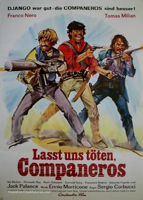 Vamos a matar, compa&ntilde;eros - German Movie Poster