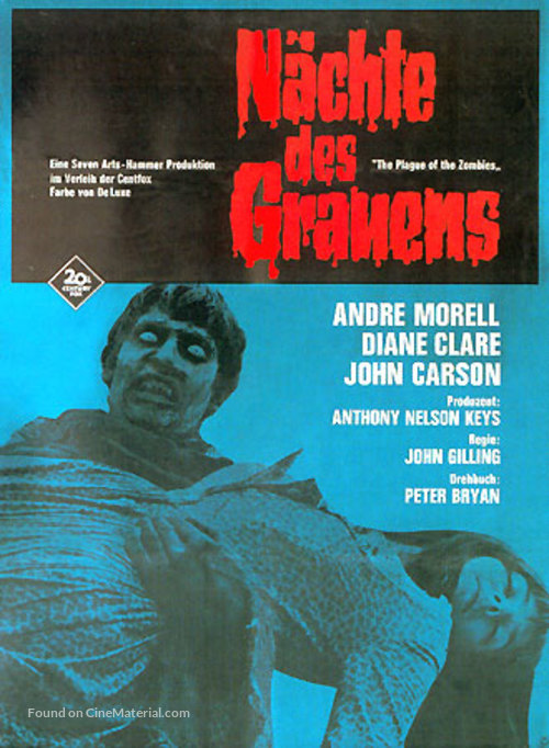 The Plague of the Zombies - German Movie Poster