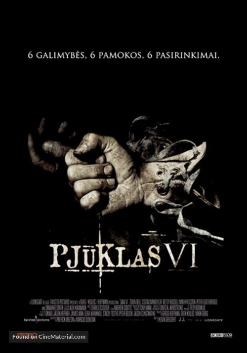 Saw VI - Lithuanian Movie Poster