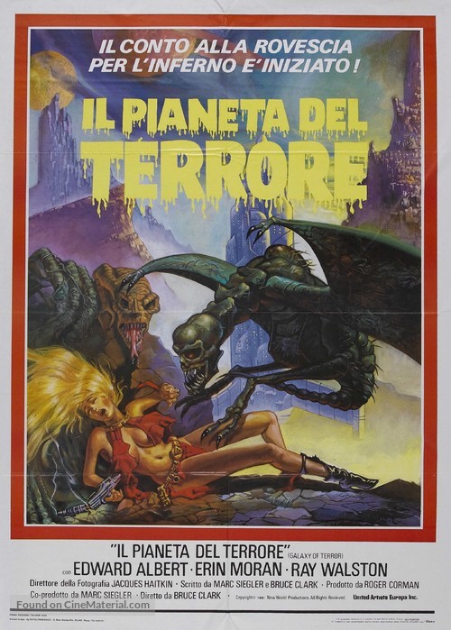 Galaxy of Terror - Italian Movie Poster